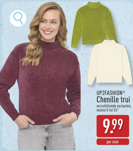 Promotie: Chenille trui