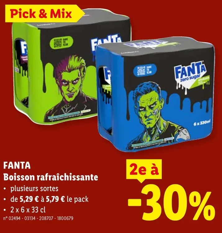 Offre: Boisson rafraîchissante