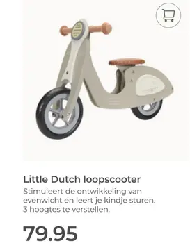 Aanbieding: Little Dutch loopscooter