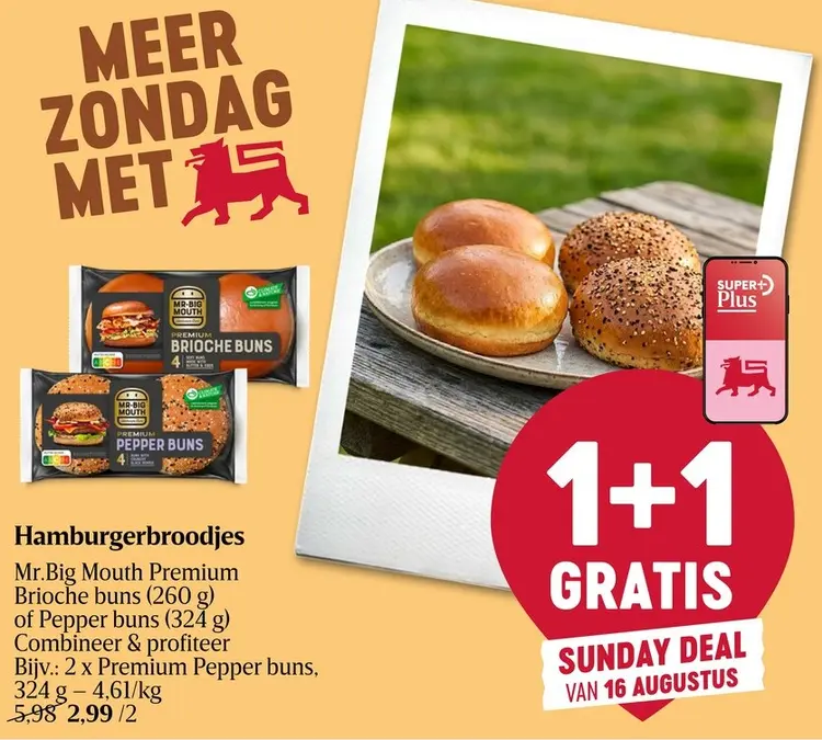 Promotie: Hamburgerbroodjes