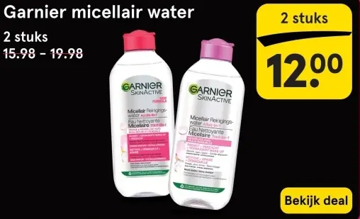 Aanbieding: Micellair water