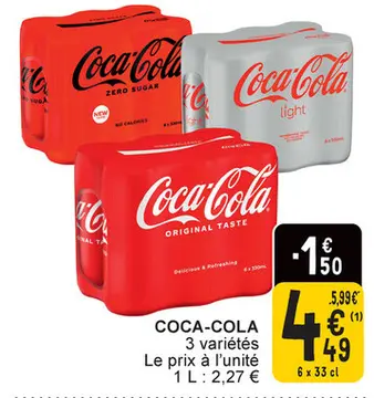 Offre: Coca-cola