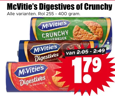 Aanbieding: Digestives of Crunchy