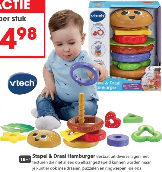 Aanbieding: Stapel & Draai Hamburger