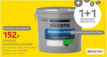 Aanbieding: Sikkens binnenmuurverf