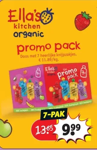 Aanbieding: Ella's Kitchen Organic promo pack