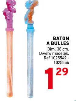 Offre: Baton a bulles