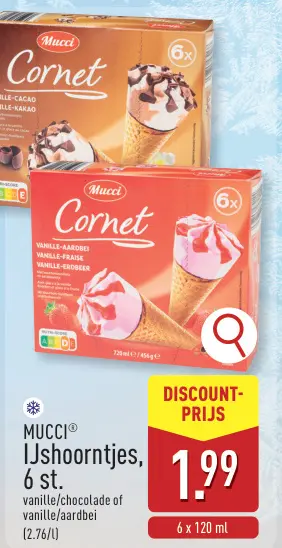 Promotie: Cornet IJshoorntjes