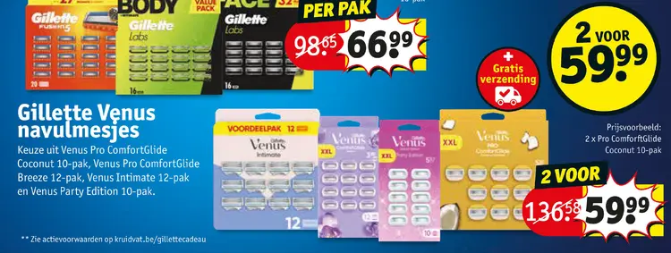 Promotie: Gillette Venus navulmesjes