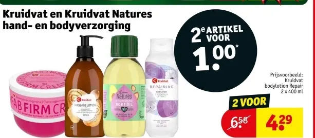 Aanbieding: Hand- en bodyverzorging