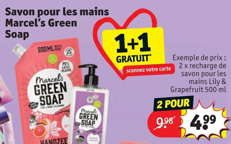 Offre: Savon pour les mains