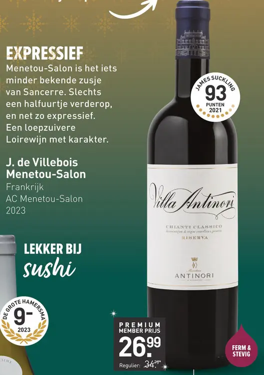 Aanbieding: Villa Antinori Chianti Classico Riserva 75CL