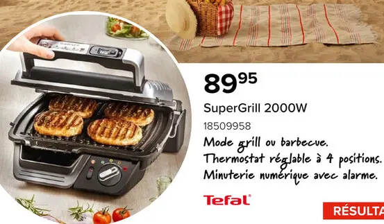 Offre: SuperGrill 2000W
