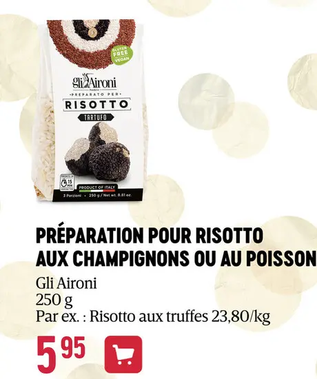 Offre: Préparation pour risotto aux champignons ou a