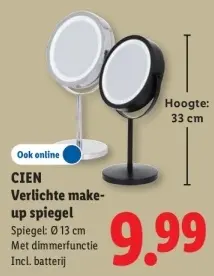 Aanbieding: Verlichte make-up spiegel