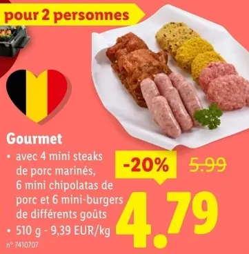 Offre: Gourmet