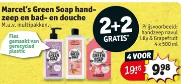 Aanbieding: Marcel's Green Soap handzeep en bad- en douche