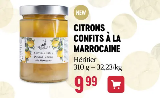 Offre: Citrons confits à la marrocaine