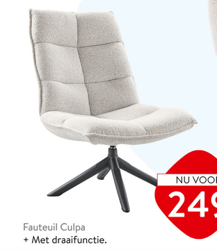 Aanbieding: Draaifauteuil Calpe beige