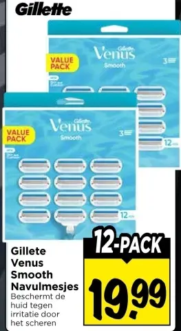 Aanbieding: Venus Smooth Navulmesjes