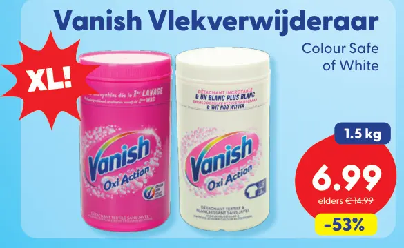 Aanbieding: Vanish Vlekverwijderaar