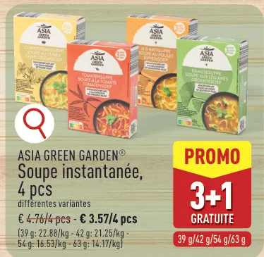 Offre: Soupe instantanée