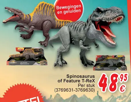 Aanbieding: Spinosaurus of Feature T-ReX
