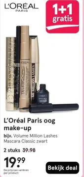 Aanbieding: L'Oréal Paris oog make-up