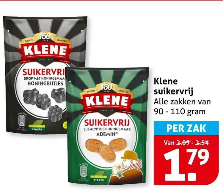 Aanbieding: Klene suikervrij