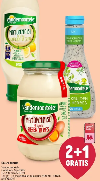 Offre: Sauce froide