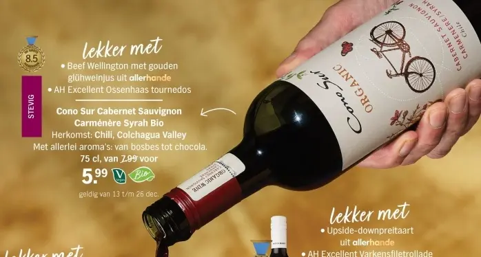 Aanbieding: Cono Sur Organic Cabernet Sauvignon Carmenere