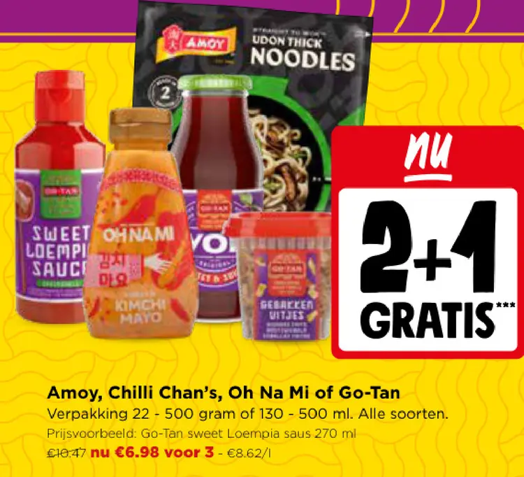 Promotie: Aziatische sauzen en noedels
