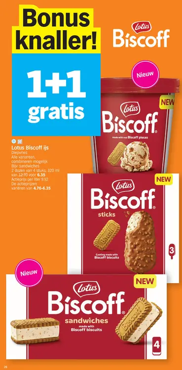 Promotie: Lotus Biscoff ijs