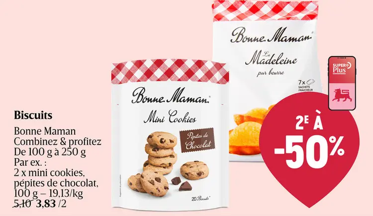 Offre: Biscuits Bonne Maman
