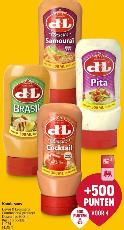 Promotie: Koude saus