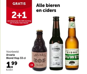 Aanbieding: Alle bieren en ciders