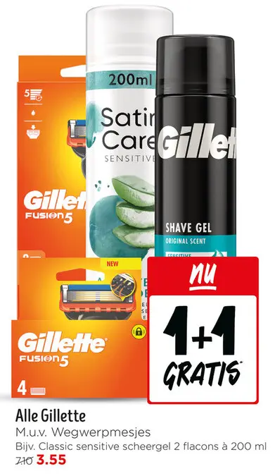 Aanbieding: Alle Gillette