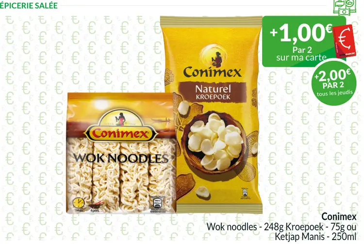 Offre: Wok noodles, Kroepoek et Ketjap Manis
