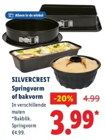 Aanbieding: Springvorm of bakvorm