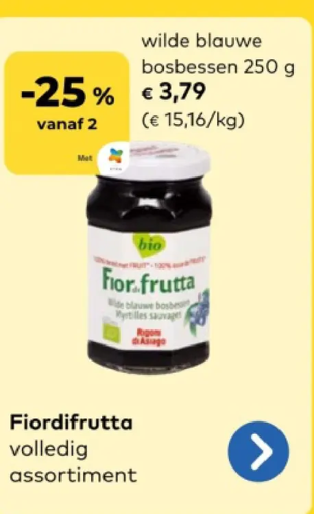 Promotie: wilde blauwe bosbessen