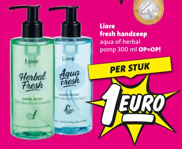 Aanbieding: Liore fresh handzeep