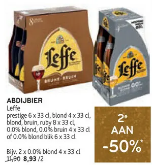 Promotie: Adbijbier Leffe