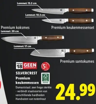 Aanbieding: Premium keukenmessen