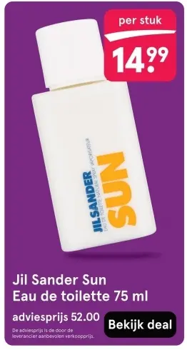 Aanbieding: Sun Eau de Toilette 75 ml