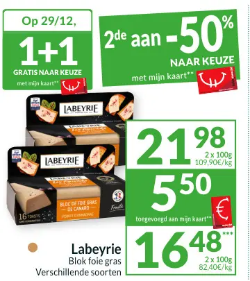 Promotie: Blok foie gras