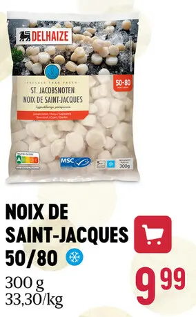 Offre: Noix de saint-jacques