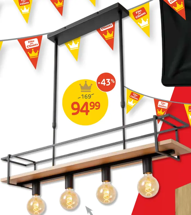 Offre: Lucide Suspension Milonga