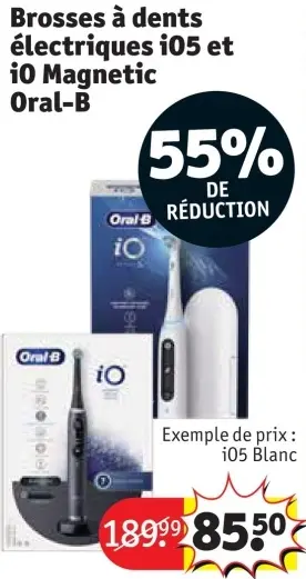 Offre: Brosses à dents électriques iO5 et iO Magnetic