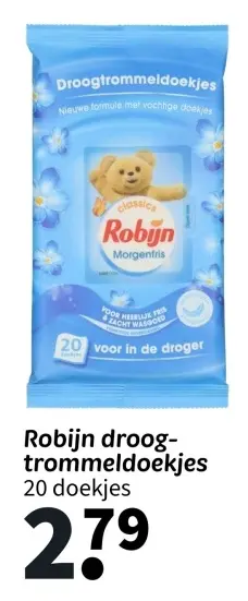 Promotie: Droogtrommeldoekjes