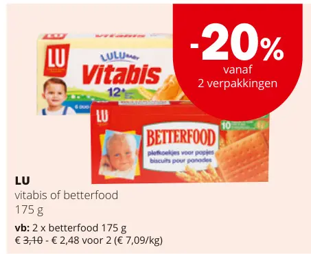 Promotie: Vitabis of betterfood